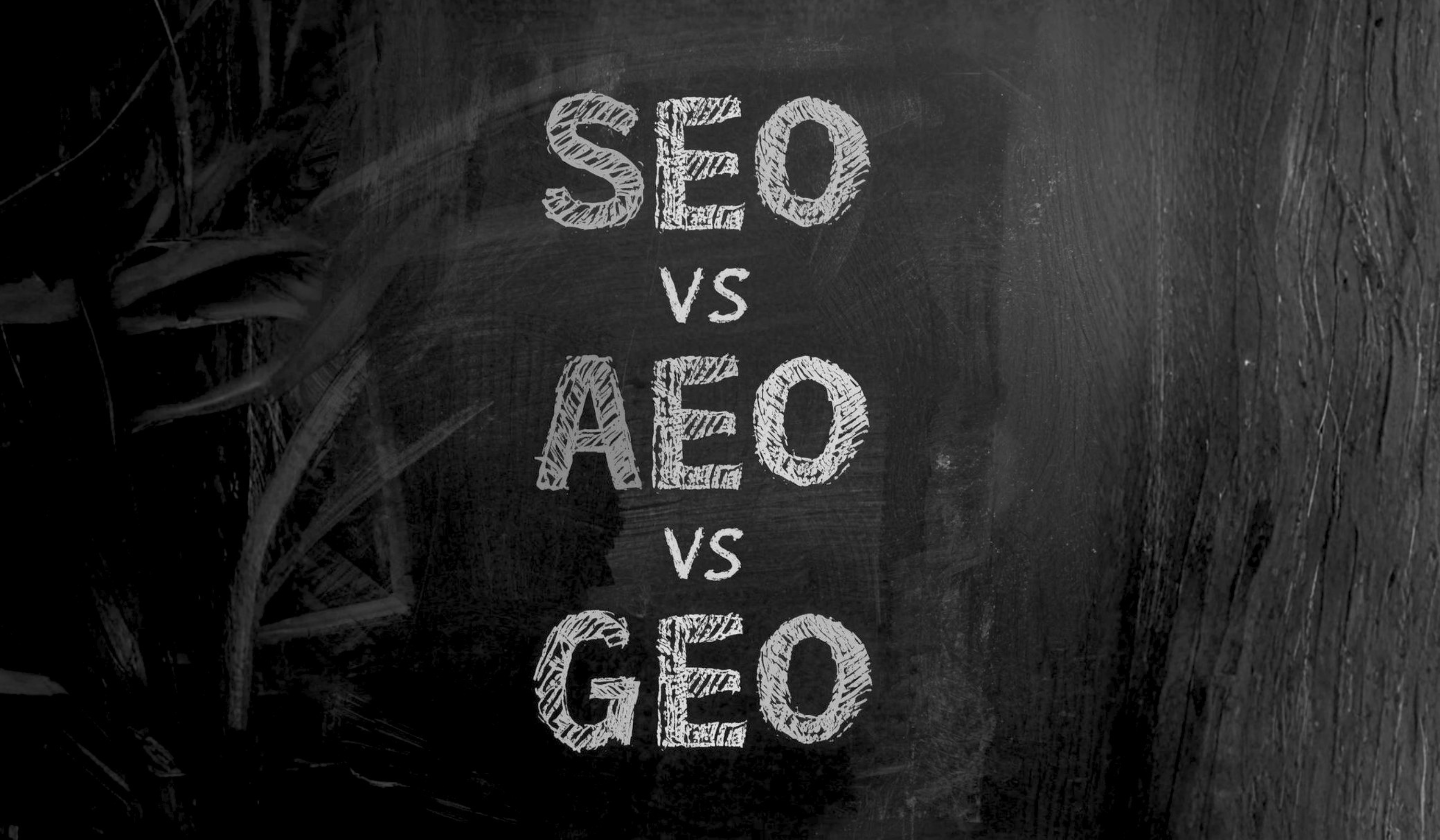 What is the difference between SEO AEO and GEO