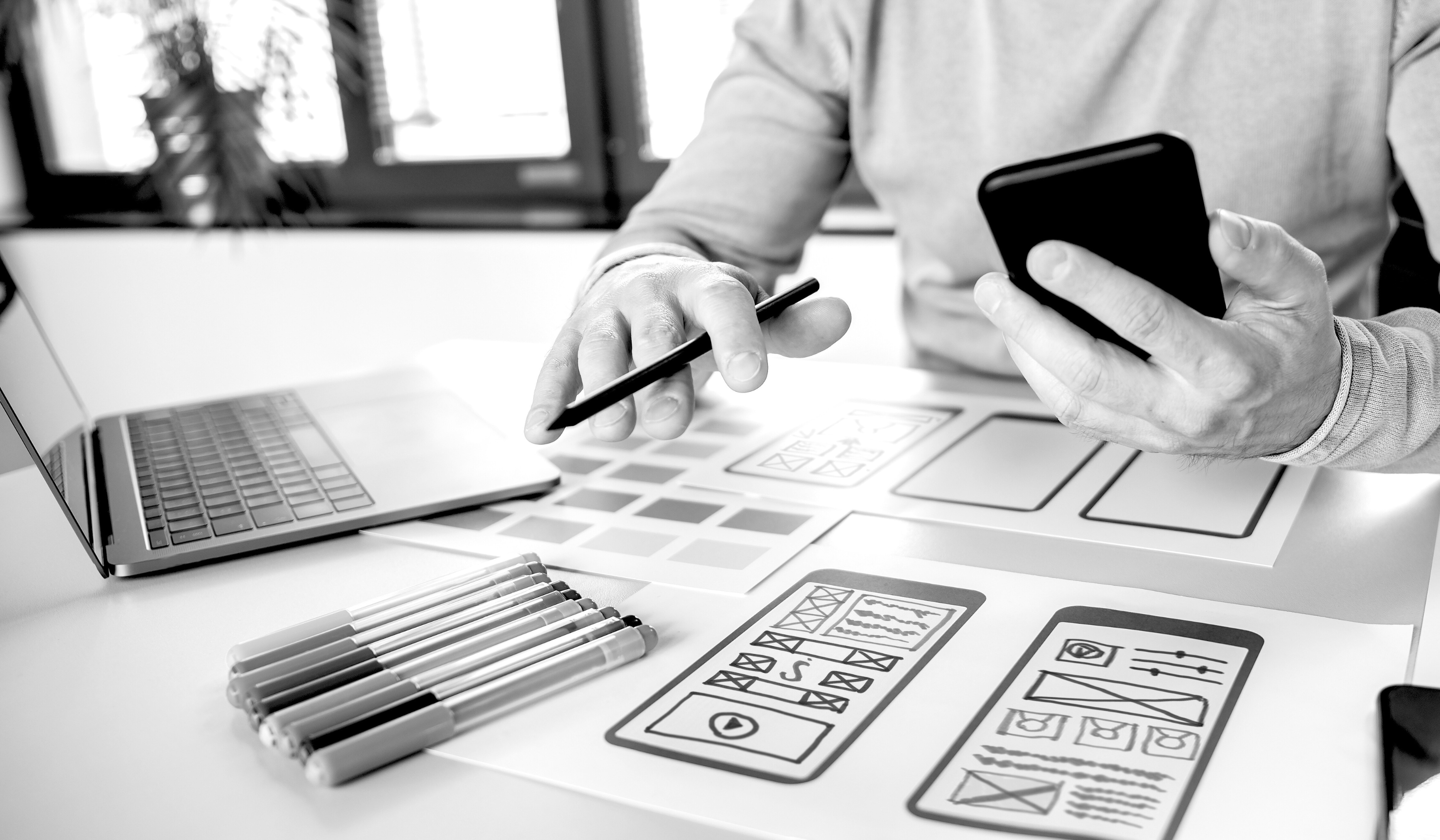 Content decision framework showing when to use long form versus short form content for trust and visibility